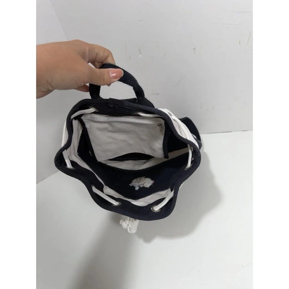 VINTAGE DISNEY STORE MICKEY‎ MOUSE NAUTICAL DRAWSTRING SLING BAG Backpack